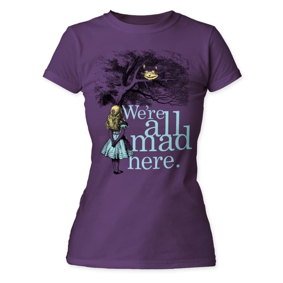 Alice In Wonderland Tops - Alice’s Adventures in Wonderland – Women's Tee